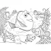 Alla ricerca di Nemo 2 in 1 Eco maxi puzzle da 24 pezzi e album da colorare 70x50cm - Lisciani