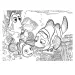 Alla ricerca di Nemo 2 in 1 maxi puzzle da 24 pezzi e album da colorare 70x50 cm - Lisciani