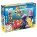 Alla ricerca di Nemo 2 in 1 maxi puzzle da 60 pezzi e libro da colorare 70x50cm - Lisciani