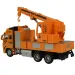Alloy Car: Camion gru con verricello a volano 20cm