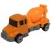 Alloy Car: Set di 6 camion da costruzione 8cm