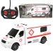 Ambulanza telecomandata RC con effetti luminosi e sonori, scala 1/24, 20 cm