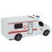 Ambulanza telecomandata RC con effetti luminosi e sonori, scala 1/24, 20 cm