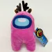 Among Us peluche rosa con corna da 20 cm
