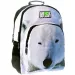 Animal Planet: Zaino scolastico con motivo orso polare, zaino 44x32x20 cm