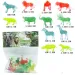 Animal World: Set di 12 figure trasparenti di animali selvatici