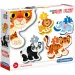 Animali selvatici 4 in 1 Supercolor puzzle di forme - Clementoni
