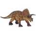 Antico Mondo dei Dinosauri: figura di dinosauro Triceratops