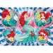 Ariel, la sirenetta - Eco puzzle e album da colorare 2 in 1, 60 pezzi, 70x50 cm - Lisciani
