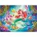 Ariel la sirenetta 2 in 1 puzzle da 108 pezzi e album da colorare 50x35cm - Lisciani