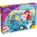 Ariel la sirenetta 2 in 1 puzzle da 250 pezzi e libro da colorare 50x35 cm - Lisciani
