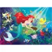 Ariel la sirenetta 2 in 1 puzzle da 60 pezzi e libro da colorare 50x35cm - Lisciani