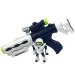 Arma Spaziale: Arma spaziale con proiettore, figura robotica, luce e suono 34cm