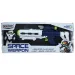 Arma Spaziale: Arma spaziale con proiettore, figura robotica, luce e suono 34cm