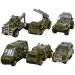 Army Die-Cast: Set di 6 macchinine militari