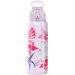 Ars Una: 3D Beach Flowers borraccia in metallo lilla a doppia parete 700 ml