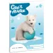 Ars Una: Animali carini - Quaderno a righe con orso polare A/5