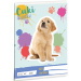 Ars Una: Animali carini - Quaderno liscio Golden Retriever A/5 20-32