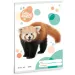 Ars Una: Animali carini - Quaderno semplice panda rosso A/5 20-32