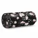 Ars Una: Astuccio arrotolabile Flowery Black con fiori 20x9x9cm