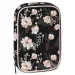 Ars Una: Astuccio multilivello Flowery Black 15,5x22,5x4,5 cm