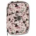 Ars Una: Astuccio multistrato Flowery Pink con fiori 15,5x22,5x4,5cm