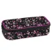 Ars Una: Astuccio per adolescenti Pearl Blossom Black con fiori 22,5x6x11,5cm