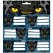 Ars Una: Black Panther etichette per quaderni, confezione da 3x6 pezzi