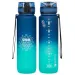 Ars Una: Borraccia motivazionale Dark Sea senza BPA 1000ml