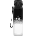 Ars Una: Borraccia motivazionale bianco-nera senza BPA 1000ml