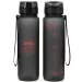 Ars Una: Borraccia motivazionale grigio scuro senza BPA 1000ml