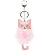 Ars Una: Borsa con pompon - gattina rosa