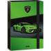 Ars Una: Box per quaderni A4 verde con motivo Lamborghini