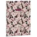 Ars Una: Cartella elastica A/4 con fiori Flowery Pink