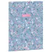 Ars Una: Cartella elastica floreale Pearl Blossom Blue A/4
