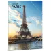 Ars Una: Cartellina con elastico A/4 Cityscape di Parigi