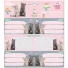 Ars Una: Cute Animals - Tea Party, etichette per quaderni a tema gatti, confezione 3x6 pezzi