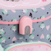 Ars Una: Cute Animals Tea Party — zaino scolastico ergonomico a tema gatti con chiusura magnetica, 33x41x24 cm