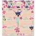 Ars Una: Etichette per quaderni Beach Flowers confezionate, 3x6 pezzi