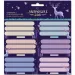 Ars Una: Etichette per quaderni Midnight Wish confezionate (3x6 pezzi)