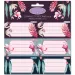 Ars Una: Etichette per quaderni confezionate a fiori Botanical Mix, 3x6 pezzi