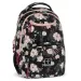 Ars Una: Flowery Black zaino scolastico floreale AU-6, 34x45x26 cm
