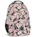 Ars Una: Flowery pink zaino scolastico floreale AU-6, 34x45x26 cm