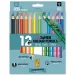 Ars Una: JUMBO set di 12 matite colorate triangolari con temperamatite
