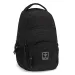 Ars Una: Jet AU-2 zaino scolastico nero arrotondato, 32x46x22 cm