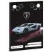 Ars Una: Lamborghini grigio quaderno a righe per la 1ª classe A/5 14-32