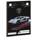 Ars Una: Lamborghini grigio quaderno a righe per la 2ª classe A/5 16-32