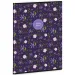 Ars Una: Lovely Bloom Wild Rose A/4 quaderno liscio con graffette extra