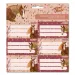 Ars Una: My Sweet Horse confezione di etichette per quaderni 3x6 pezzi