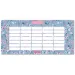 Ars Una: Orario scolastico a doppia faccia con fiori Pearl Blossom Blue